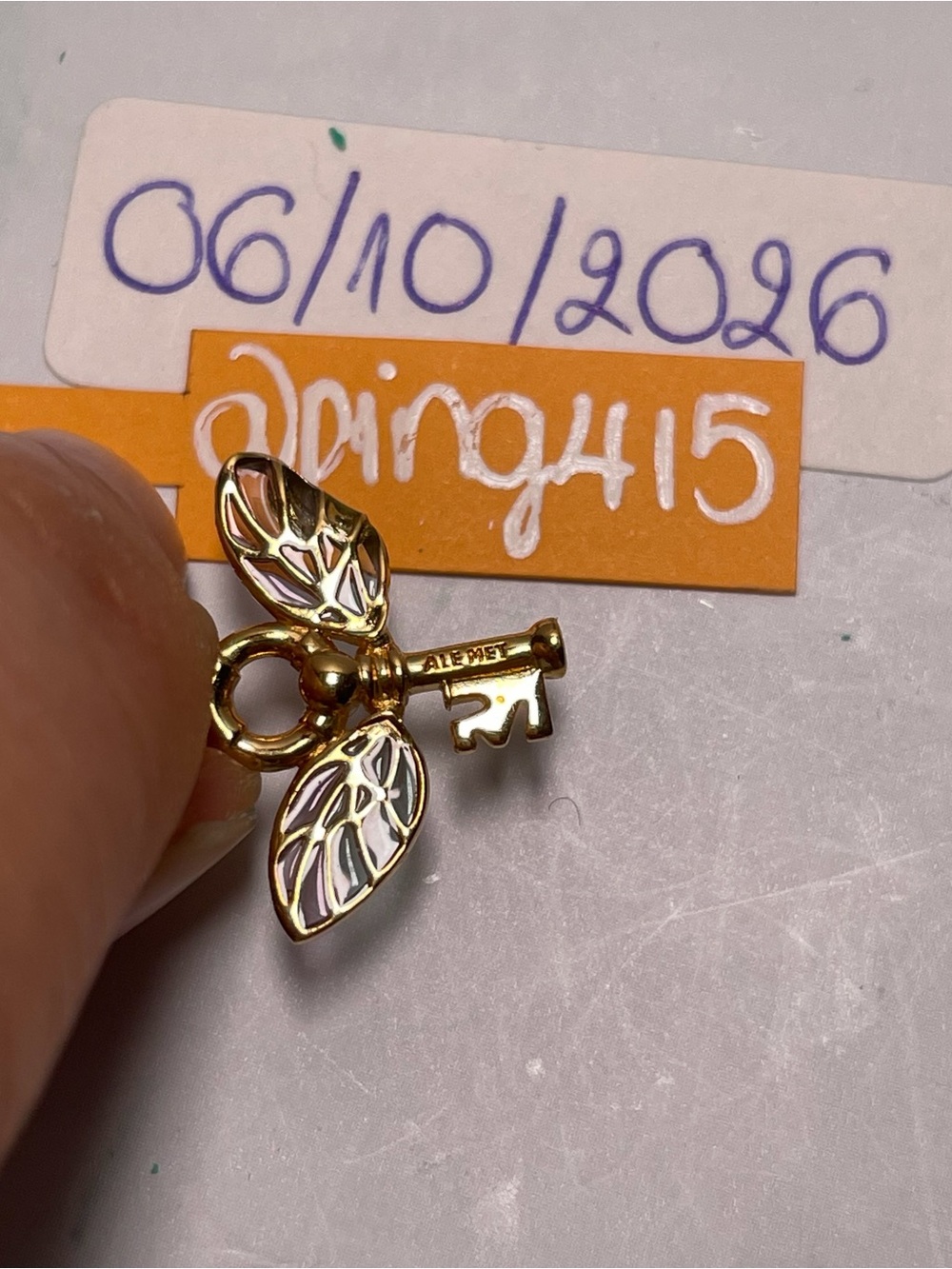 Pandora Harry Potter Winged Key Pendant - Picture 6 of 14